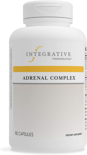 Integrative Therapeutics - Adrenal Complex – Supports Adrenal Gland Function, Immune System Function, Stress Hormone Metabolism Complex - 180 Capsules