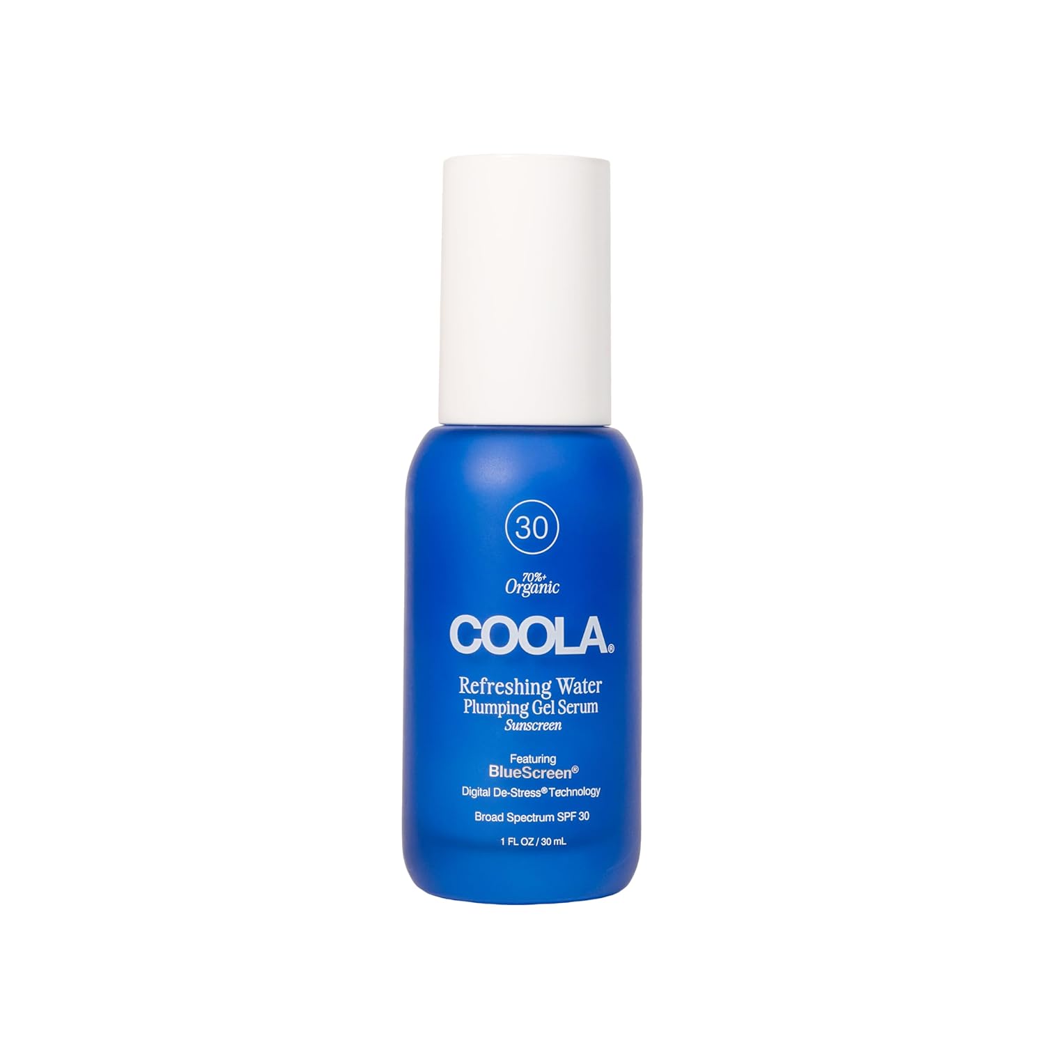 Coola Refreshing Water Plumping Gel With Spf 30, Dermatologist Tested Face Sunscreen With Hyaluronic Acid, Organic Aloe, And Coconut Water, 1 Fl Oz