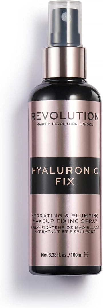 Makeup Revolution Hyaluronic Acid Fixing Spray, Set Makeup All-Day, Hydrated & Healthy Skin, 100 ml : Amazon.co.uk: Beauty