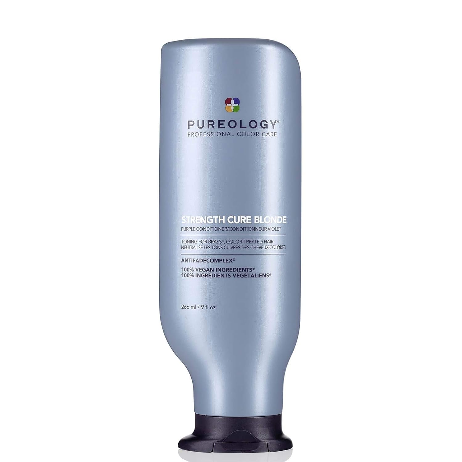 Pureology Strength Cure Blonde Purple Conditioner | For Blonde & Lightened Color-Treated Hair | Strengthens Hair & Fights Brass | Sulfate-Free | Vegan