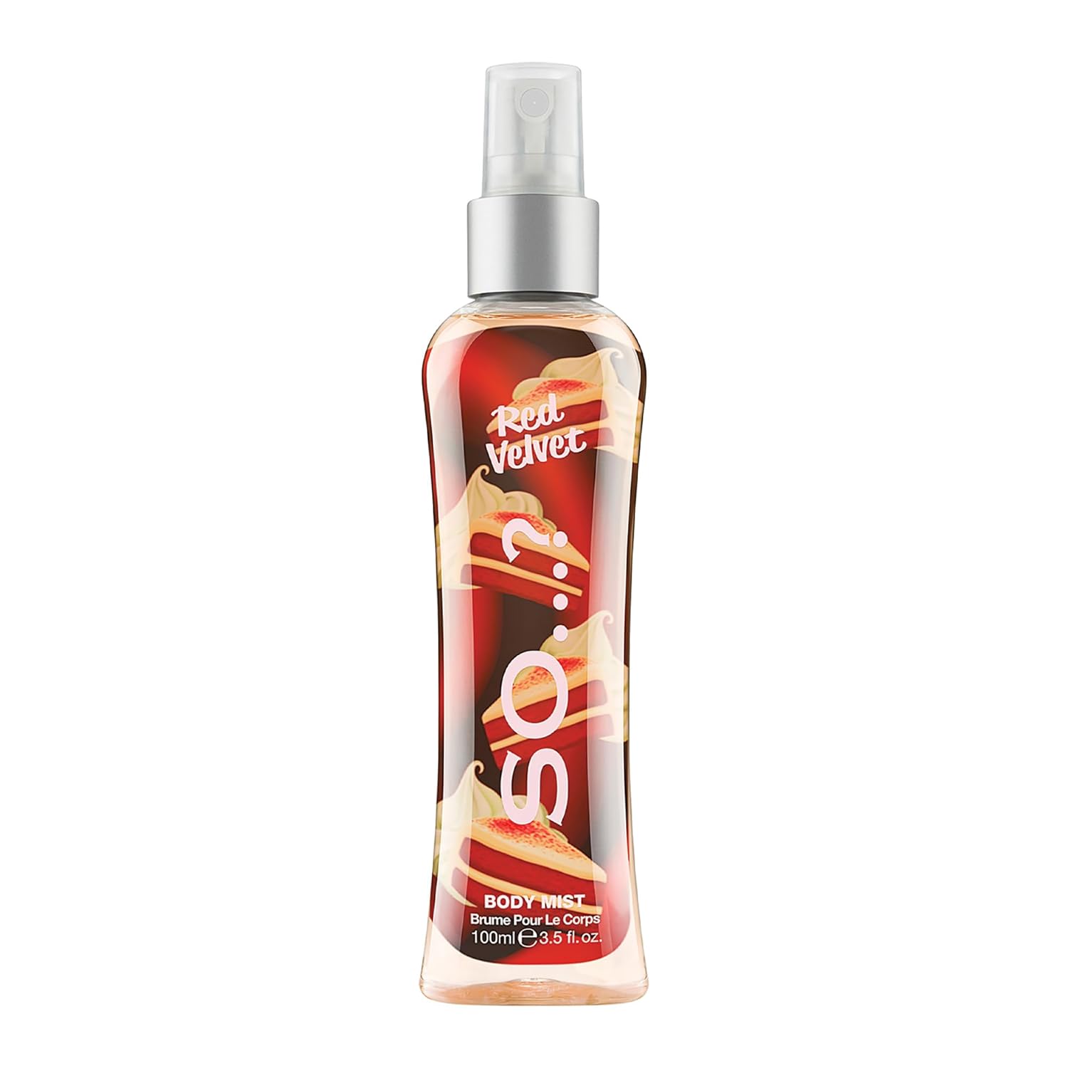 So… Red Velvet Body Mist - Fruity, Floral, Vanilla Perfume For Women - 6 Hour Wear Body Spray For Women - Cruelty Free - 3.5 Oz