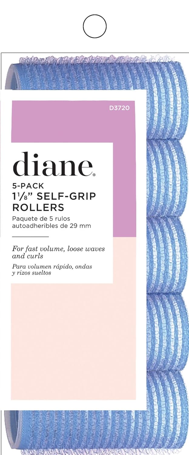 Diane D3720 Self Grip Rollers, Blue