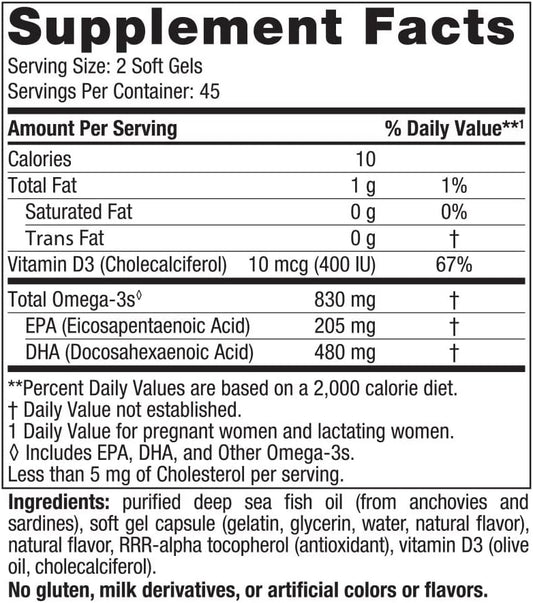 Nordic Naturals Prenatal DHA, Strawberry - 90 Soft Gels - 830 mg Omega