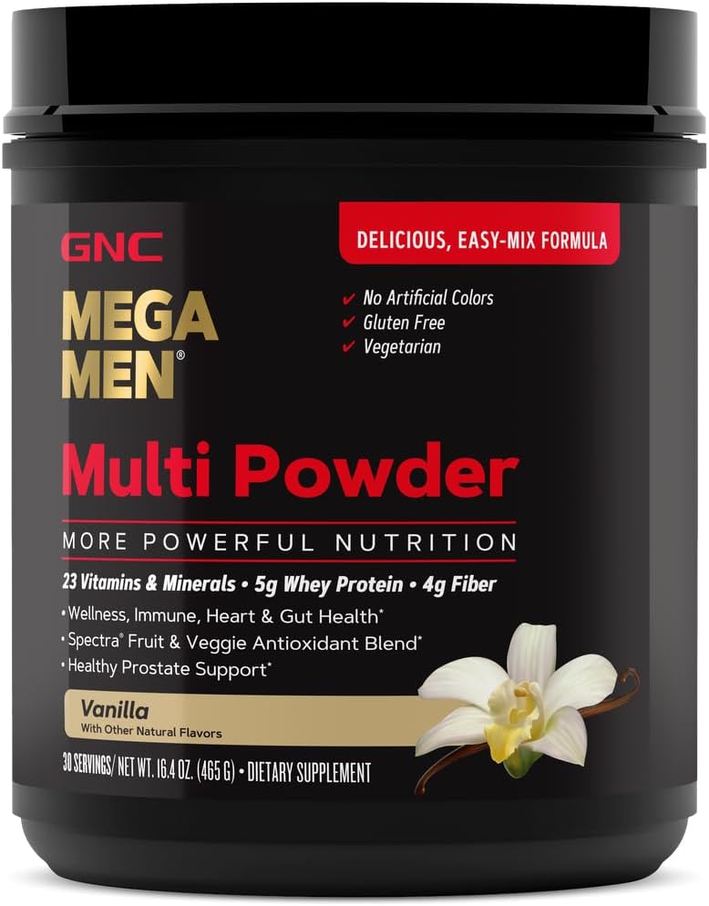 Gnc Mega Men Multi Powder Vanilla