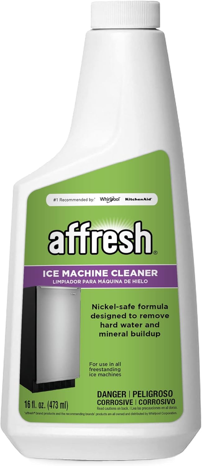 Affresh Ice Machine Cleaner, Helps Remove Hard Water And Mineral Buildup For Great-Tasting Ice