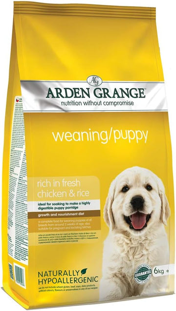 Arden Grange Weaning Puppy Dry Dog Food, Chicken, 6 Kg?PUP6019