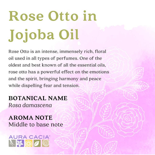 Aura Cacia - Rose Otto & Jojoba Oil Blend