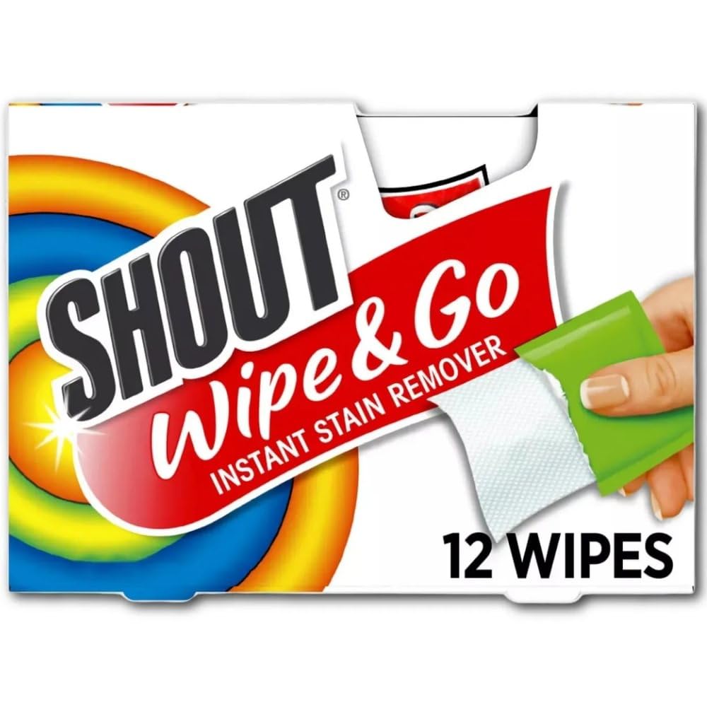 Shout Stain Remover Wipes-12 ct