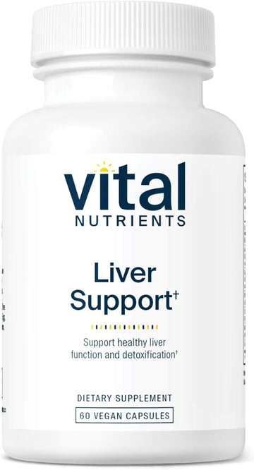 Vital Nutrients Liver Support Milk Thistle And Curcumin | Vegan Supplement | Herbal Combination To Support Healthy Liver Function* | Gluten, Dairy And Soy Free | 60 Capsules