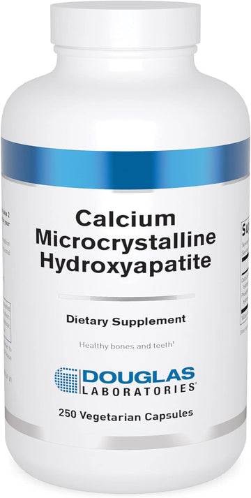 Douglas Laboratories Calcium Microcrystalline Hydroxyapatite - Teeth & Bone Health Support* - With Calcium & Phosphorus Micronutrients - Dietary Supplements - 250 Tablets
