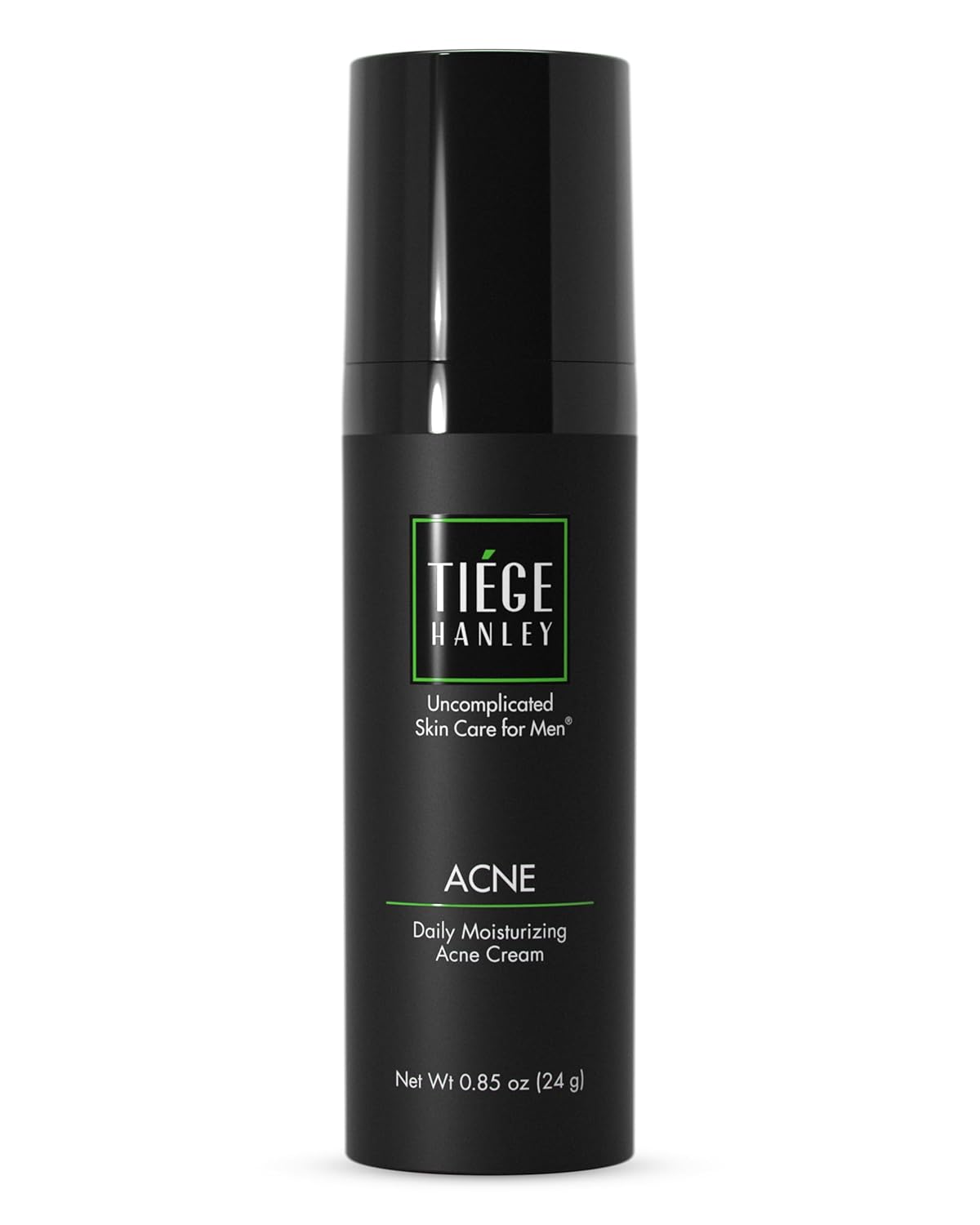 Tiege Hanley Acne Treatment For Face, Daily Moisturizing Acne Cream (0.85 Oz) - Salicylic Acid Acne Spot Treatment Helps Reduce Acne Scar - Overnight Pimple Cream Moisturizer - Zit Cream For Men