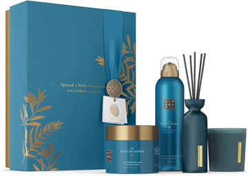 Rituals Gift Set The Ritual Of Hammam Small - Home And Skincare Products Enriched With Eucalyptus, Argan Oil, And Rosemary - Bath Gift Box With Purifying Properties