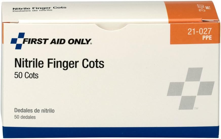 Pac-Kit 21-027 Nitrile Finger Cot (Box Of 50)