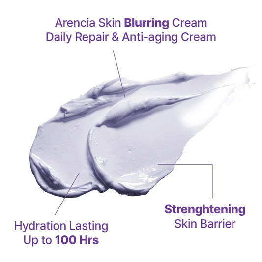 Hyssop Blurring Cream, Intense Collagen Face Moisturizer & Night Repair Cream For Anti-Aging, Nourishing Skin Barrier, Premium Korean Skincare, 1.76Oz