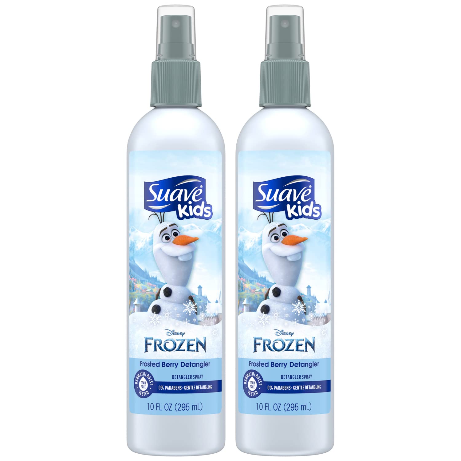 Suave Kids Detangler Spray - Disney Frozen Frosted Berry Detangler Spray for Kids, 10 Fl Oz (Pack of 2)