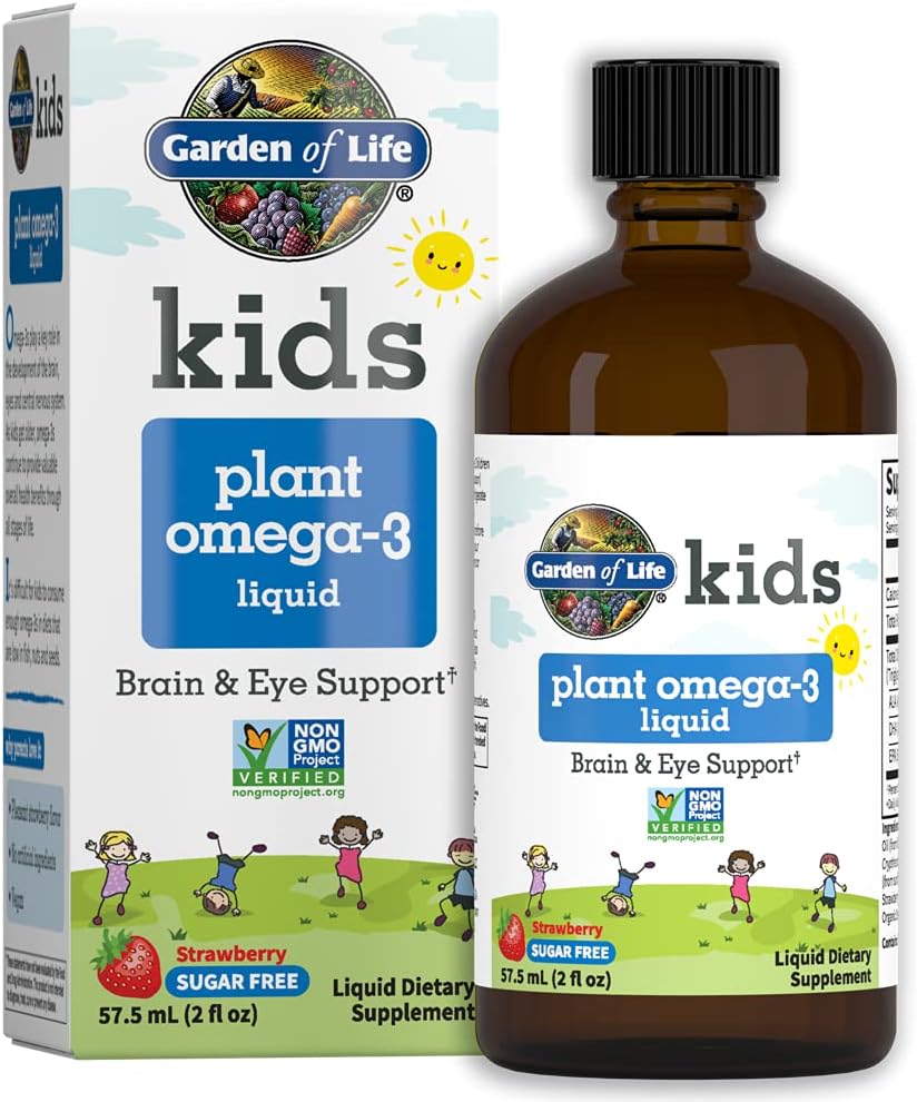 Garden of Life Plant Omega-3 Ala, Dha & Epa Supplement for Children -L