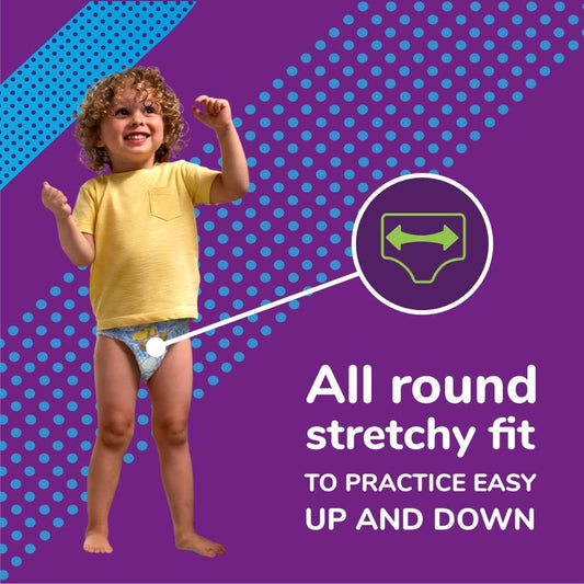 Huggies Pull-Ups, Trainers Night Nappy Pants For Girls - 2-4 Years, Pull-Ups Size 6 (36 Pants) - Extra Night Time Protection - Support For Consistent Potty Training Routines