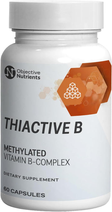 Thiactive B Methylated B-Complex, No Fillers Or Flow Agents, 60 Count