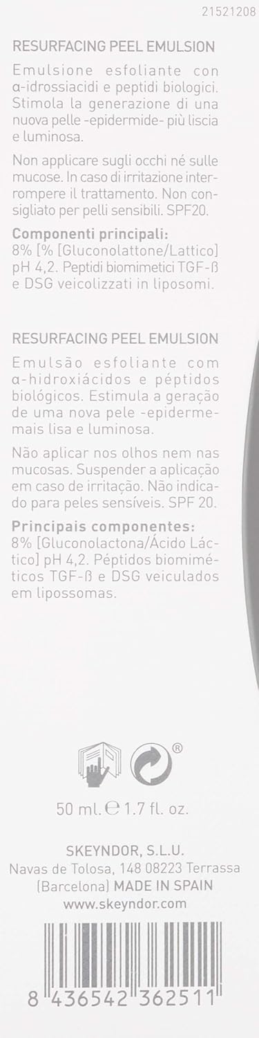 Skeyndor Derma Peel Pro Emulsión Exfoliante 50Ml : Beauty & Personal Care