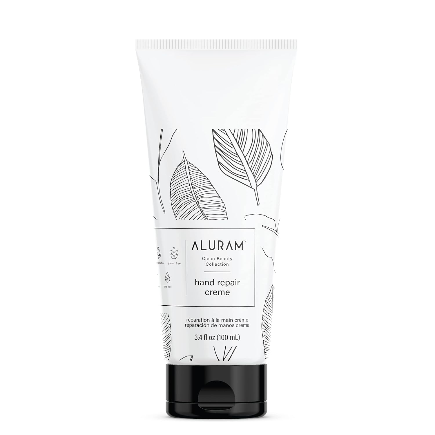 Aluram Hand Repair Creme, Shea Butter & Coconut Oil Moisturizing Lotion for Soft, Smooth Hands 3.4 Fl Oz