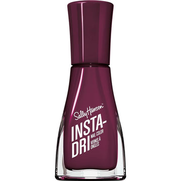 Sally Hansen Insta-Dri®, Zip Wine, Quick Dry, Long Lasting, Streak-Free Shine, Red Nail Polish