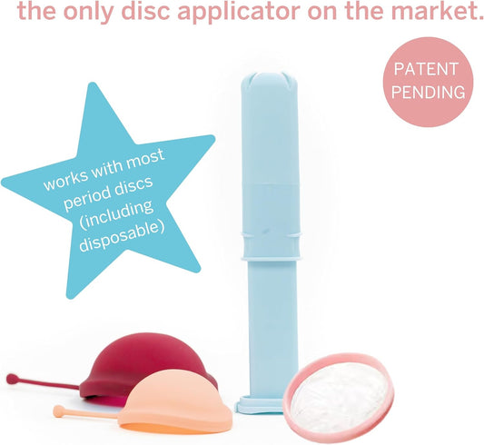 Pixie Menstrual Disc Applicator - Make Insertion Easy - Every Woman Can Now Use Menstrual Cups - Self Sterilizer Cleaner TPE Properties