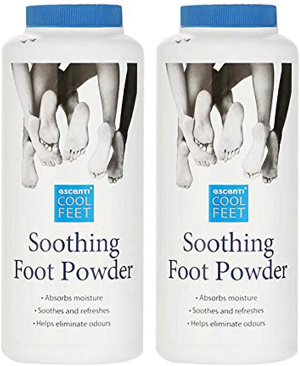 2 x Escenti Cool Feet Soothing Foot Powder 170g