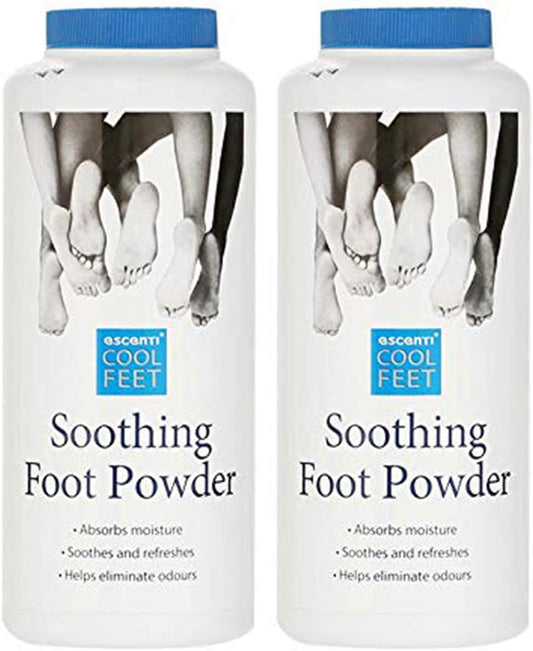 2 x Escenti Cool Feet Soothing Foot Powder 170g