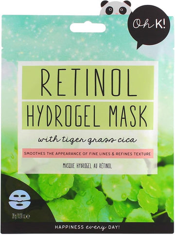 Oh K! Retinol Sheet Mask, For Ageing Skin, Plumping And Firming, Vegan And Cruelty Free, 42G