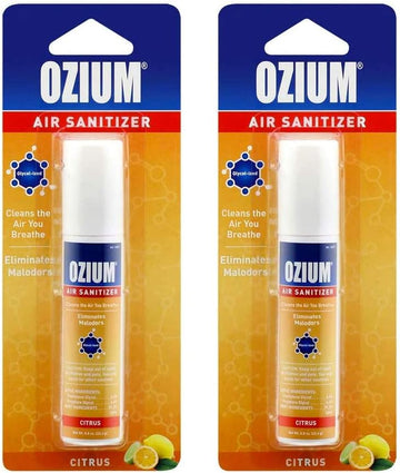 Ozium Air Sanitizer 0.8 oz Spray, Outdoor Essence (2 Packs, Citrus Scent) : Health & Household
