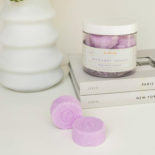 Mini Bath Bombs For Women, 8 Pcs - Fresh Lemongrass Scented Fizzies, Multipurpose Moisturizing Bath Bomb, Shower Steamer, Or Foot Soak, Home Aromatherapy With Hydrating Natural Oils