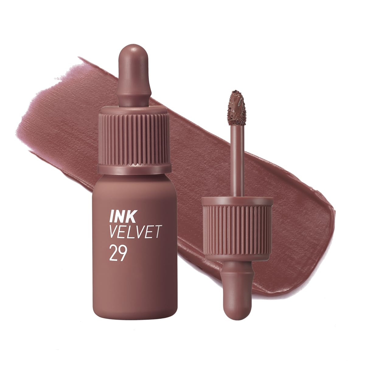 Peripera Ink The Velvet Lip Tint - High Pigment Color, Longwear, Weightless, Not Animal Tested, Gluten-Free, Paraben-Free (029 Cocoa Nude)