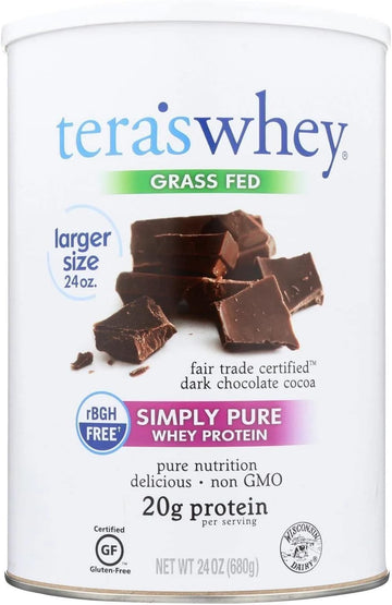 Simply tera's Pure whey Protein Powder, Family Size Dark Chocolate Fla