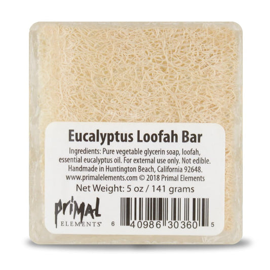 Primal Elements Tahitian Vanilla Loofah Bar Soap, 5 Ounce