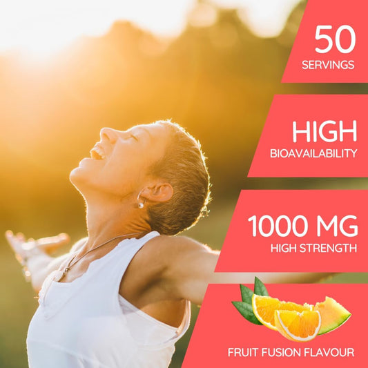 Well Actually Liposomal Vitamin C 1000Mg Sachets - High Strength Liquid Liposomal Vitamin C Supplement - Supports Immunity, Skin, Brain, Joints, Energy - Vegan, Orange Twist (5 Sachets)