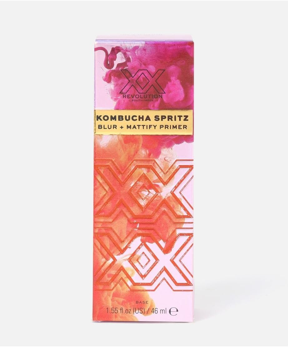 Xx Revolution Kombucha Spritz Blur And Mattify Face Primer, Liquid Formula