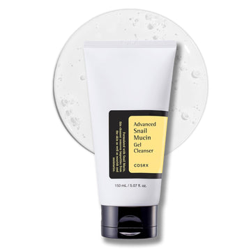 Cosrx Advanced Snail Mucin Gel Cleanser, 5.07 Fl Oz / 150 Ml, Rich Daily Deep Cleansing Gel For Dry & Sensitive Skin, Korean Skin Care, Not Tested On Animals, No Parabens