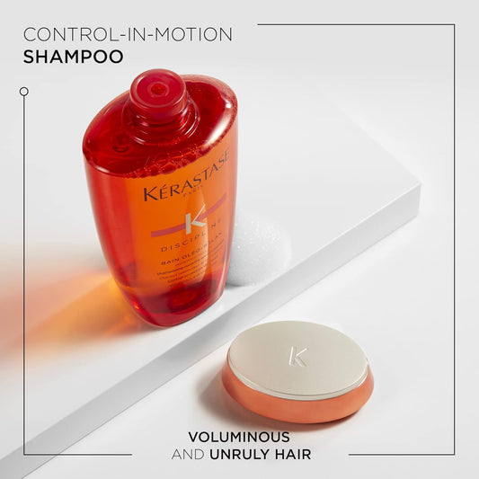Kérastase Discipline, Oil-Infused Anti-Frizz Shampoo, For Voluminous & Unruly Hair, With Marula Oil, Bain Oleo Relax, 250Ml