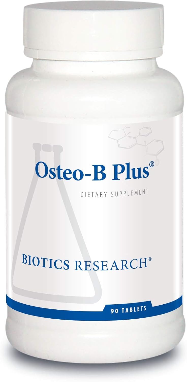 Biotics Research Osteo B Plus Optimal Bone Health Support, Ca Mg K, Healthy Aging, Purified Chondroitin Sulfates 90 Tablets