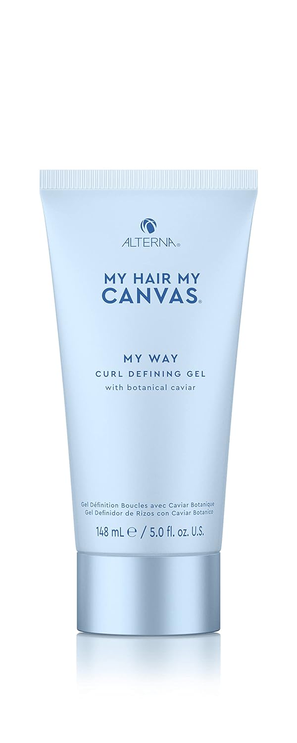 My Hair. My Canvas. My Way Vegan Curl Defining Gel For Lightweight, Flexible Hold For Curly, Wavy, And Textured Hair, 5.0 Oz