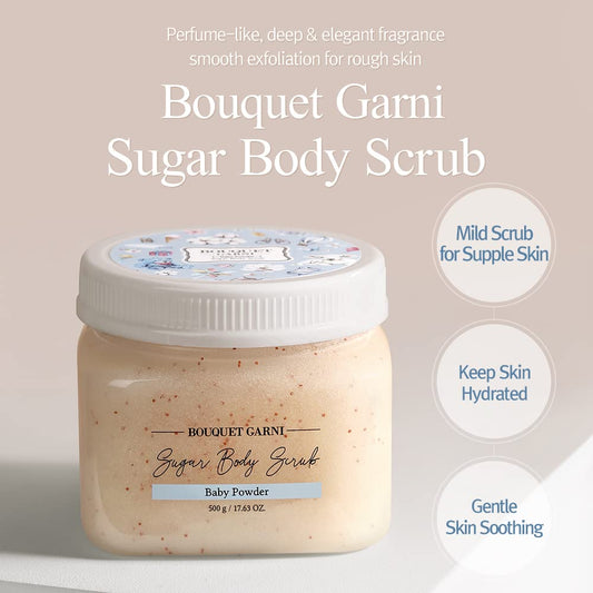 Bouquet Garni Sugar Body Scrub Clean Soap Fragrance 17.63 Oz