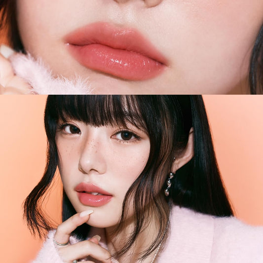 Etude Glaze Plump Gloss - Violet Quartz | Korean Lip Plumper, Volumizing Glaze, Vegan Certified, Shimmer, Glittering Daily Makeup. Sparkling Blue, Korean Makeup, Kbeauty, Perfect For Gift