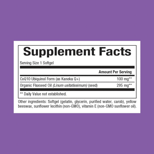 Natural Factors Ubiquinol Active Coq10 100 Mg, High-Absorption Coenzyme Q10 Supplement For Energy, Heart And Cognitive Support, 100Mg, 60 Softgels