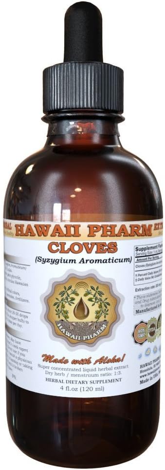 Cloves Liquid Extract, Organic Cloves (Syzygium Aromaticum) Tincture Supplement 32 Oz Unfiltered