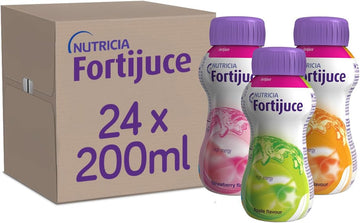 Fortijuce Assorted Flavour High Energy Juice Supplement 200Ml Bottle, Pack Of 24
