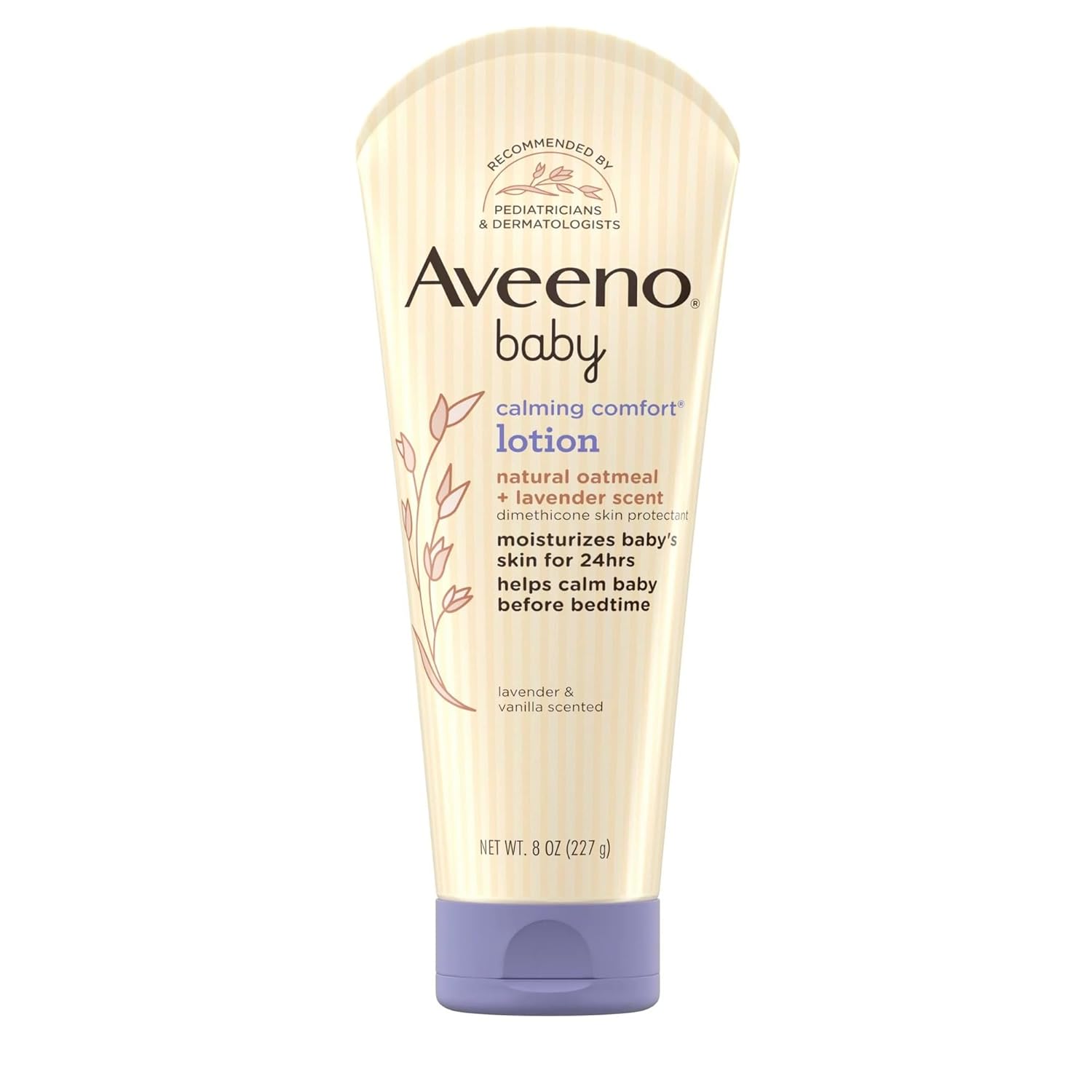 Aveeno Baby Lavender & Vanilla Calming Comfort Lotion 8 Oz ( Pack Of 2)