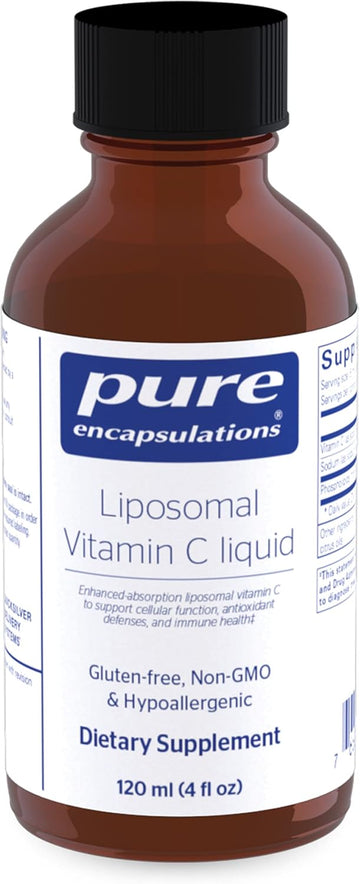 Pure Encapsulations Liposomal Vitamin C | Support For Cellular Function, Antioxidant Defenses And Immune Health* | 4 Fl. Oz