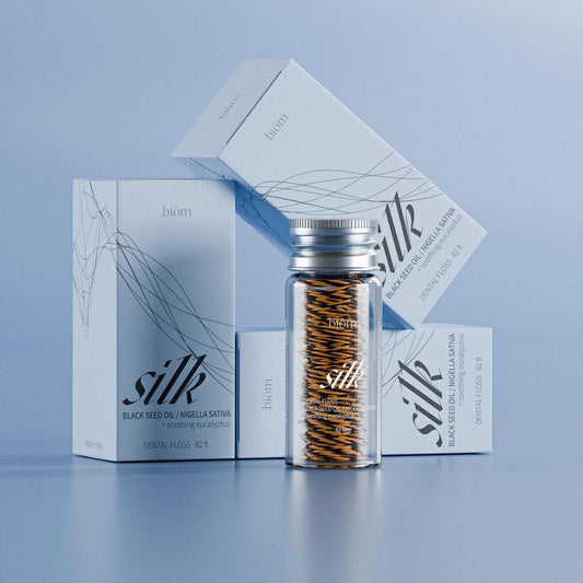 Silk Expanding Dental Floss - Nigella Sativa, Eucalyptus, Cruelty-Free, Sustainable Packaging