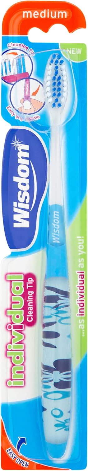 Wisdom Individual Cleaning Tip Medium Toothbrush