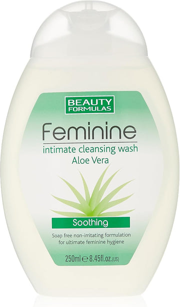 Beauty Formulas Feminine Aloe Vera Soothing Intimate Cleansing Wash